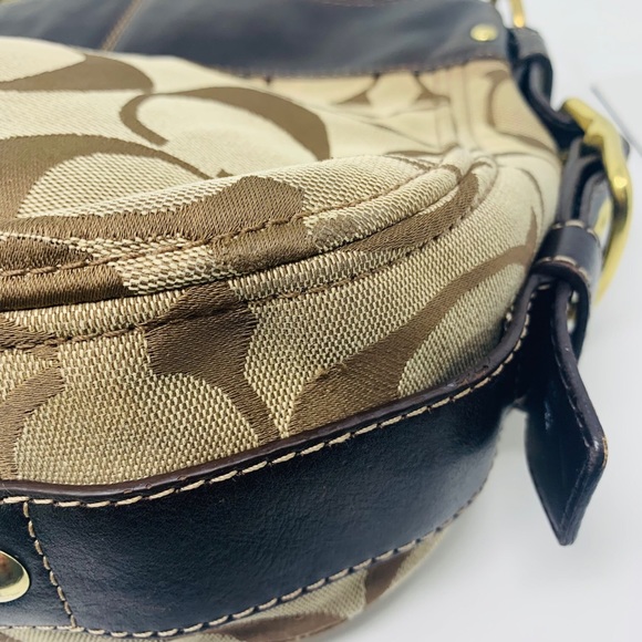 Coach Zoe Canvas and Leather Trim Shoulder Bag - Picture 5 of 16